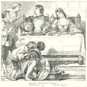 The Taming of the Shrew (gravure) af Henry Courtney (after) Selous