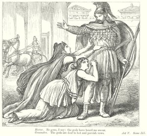 Troilus og Cressida (kobberstik) af Henry Courtney (after) Selous