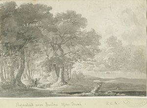 Burton-uponTrent - Stapenhill: sepia-tegning, nd [1788-1855] (tegning) af Henry Curzon Allport