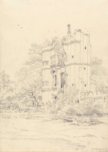 Nether Hall, Essex af Henry Edridge