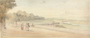 Terrasse ved St. Germain-en-Laye af Henry Edridge