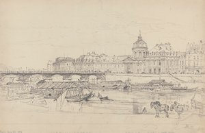 Mønten, Pont des Arts og Institut de France, Paris