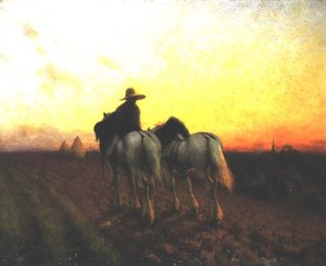 Vender tilbage ved solnedgang af Henry Edward Detmold