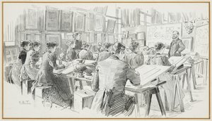 Designrum, Kommunal Kunstskole af Henry Edward Tidmarsh