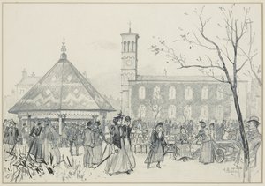 Lørdag eftermiddag i Ardwick Green af Henry Edward Tidmarsh