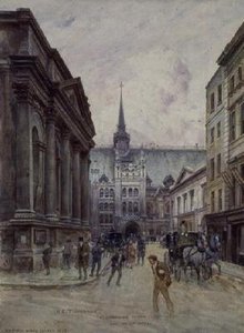 St. Lawrence Jewry og Guildhall af Henry Edward Tidmarsh