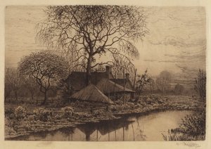 Uden titel (Farmhouse, Long Island) af Henry Farrer