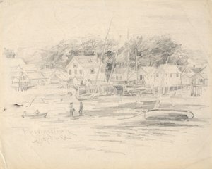 Udsigt over Provincetown af Henry Farrer
