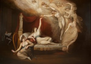Katarina af Aragoniens vision. 1781 af Johann Heinrich Füssli