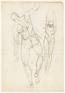 Figurstudier (recto og verso) af Johann Heinrich Füssli