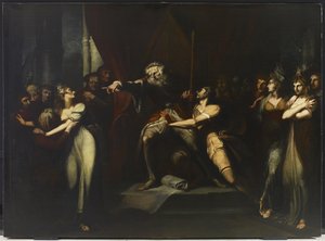 Lear forviser Cordelia, ca. 1784-90 af Johann Heinrich Füssli