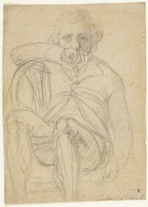 Portræt af Fuseli (recto); Skitse af en hånd (verso)