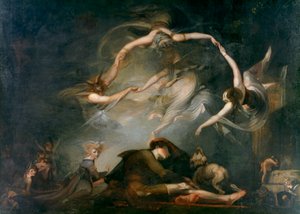Hyrdernes drøm, fra Paradise Lost, 1793