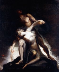 Synet om syndfloden, af Johann Heinrich Füssli