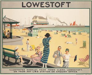 Plakat reklame Lowestoft af Henry George Gawthorn