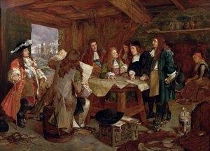 A Council of War - William, Prince of Orange og hans hjælpere efter landing i Torbay, 5. november, 1688
