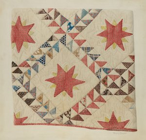 Quilt (stjerne og trekant) af Henry Granet
