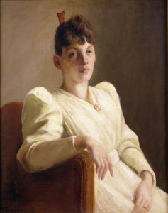 Portræt af en ung kvinde af Henry Hammond Ahl