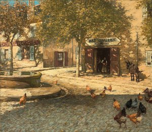 En provencalsk smedje af Henry Herbert La Thangue