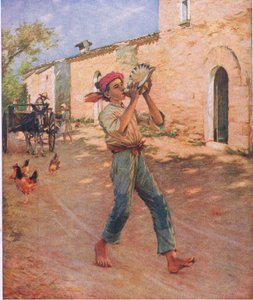 Grædende fisk i Spanien, illustration fra My Magazine, 1925