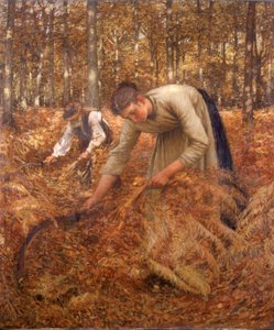 Indsamling af Bracken, ca.1899 af Henry Herbert La Thangue