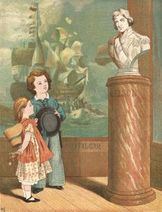 Patriotiske mennesker (farve litho) af Henry Hetherington Emmerson