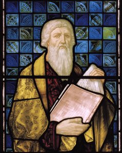 Esajas, 1879 (farvet glas) af Henry Holiday