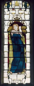 Ruth med majs, 1881-83 (farvet glas) af Henry Holiday