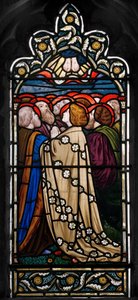 The Ascension, 1866 (farvet glas) af Henry Holiday