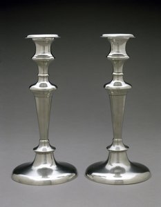 Et par lysestager, ca. 1842-1847 (britannien) af Henry Hopper