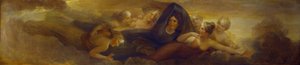 Nat med Plejaderne, 1834 (olie på mahognipanel)