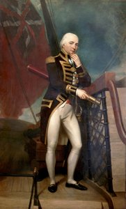 Portræt af kontreadmiral Cuthbert Collingwood (1748-1810), næstkommanderende efter Horatio Nelson (1758-1805) i slaget ved Trafalgar (1805). Olie på lærred af Henry Howard (1769-1847). af Henry Howard