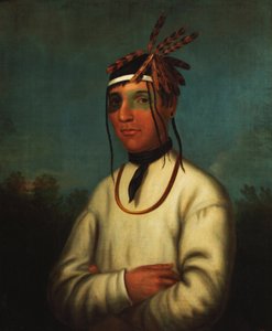 Caa-Tou-See (Chippewa) 1831 (olie på lærred) af Henry Inman