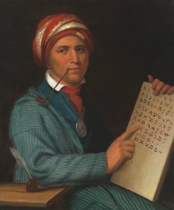 Sequoyah, ca. 1830.