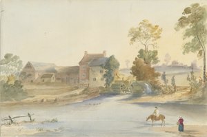 Seisdon Mill: vandfarvemaleri, nd [1844]