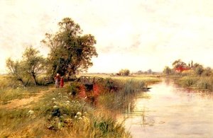 På Themsen nær Wallingford af Henry John Kinnaird