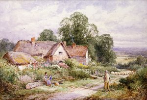 En fårebane nær Woburn, Bedfordshire af Henry John Sylvester Stannard