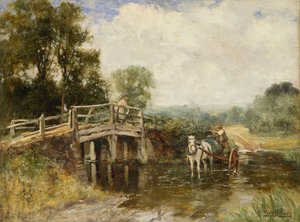 Ved overfarten, af Henry John Yeend King