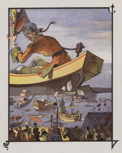 Gulliver i Lilliput af Henri Jules Jean Geoffroy