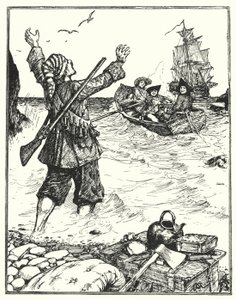 Alexander Selkirk (litho) af Henry Justice Ford