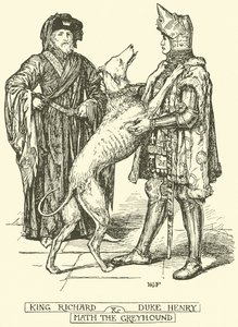 Kong Richard og hertug Henry Math the Greyhound af Henry Justice Ford