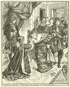 Marie Louise modtager kondolencebesøg af Henry Justice Ford