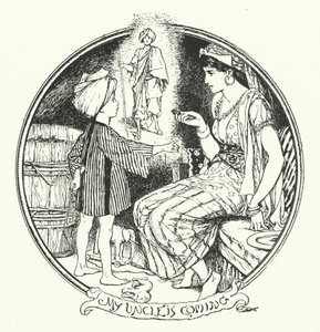 Min onkel kommer (gravering) af Henry Justice Ford