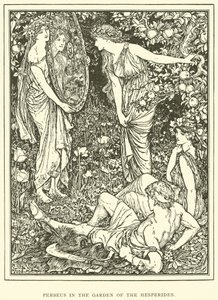 Perseus i Hesperidernes Have af Henry Justice Ford