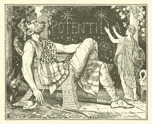 Prins Narcissus og prinsessen Potentilla (gravering) af Henry Justice Ford