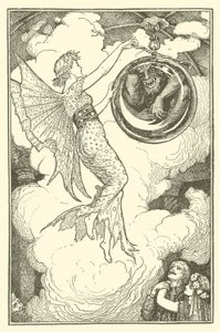 Prins Narcissus og prinsessen Potentilla (gravering) af Henry Justice Ford