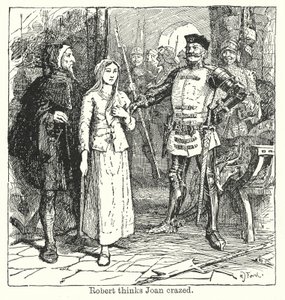 Robert tror, at Joan er skør (litografi) af Henry Justice Ford
