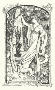 Hun tilbragte hele dagen nær springvandet (gravering) af Henry Justice Ford