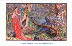 St George redder prinsessen fra den forfærdelige drage, 1912