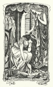 Feen, prinsessen og æslets hud (gravering) af Henry Justice Ford